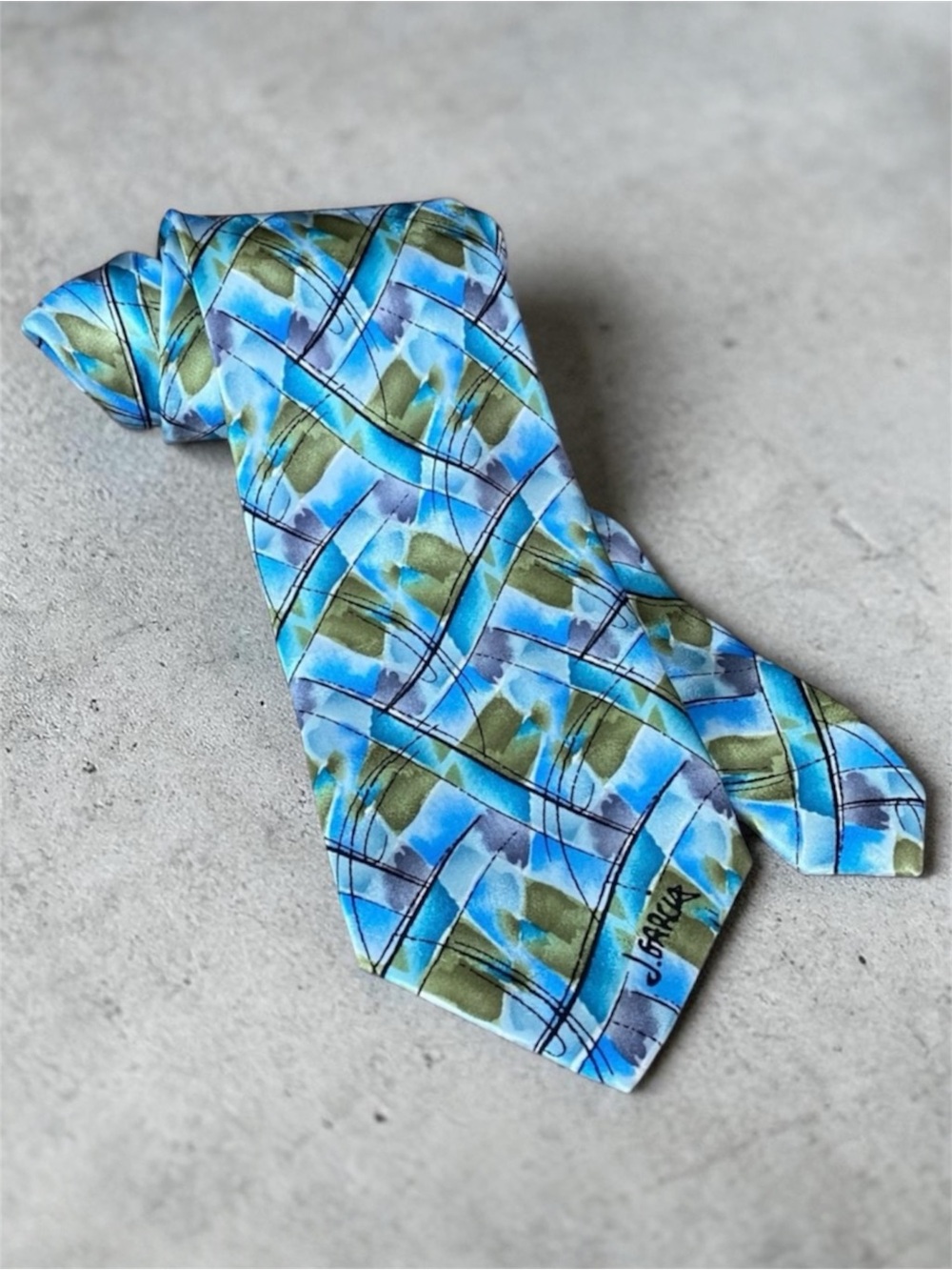 J. Garcia Northern Lights Collectors Edition Silk Tie
